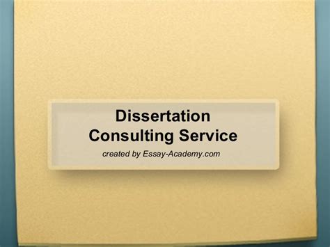 dissertation consulting service customer
